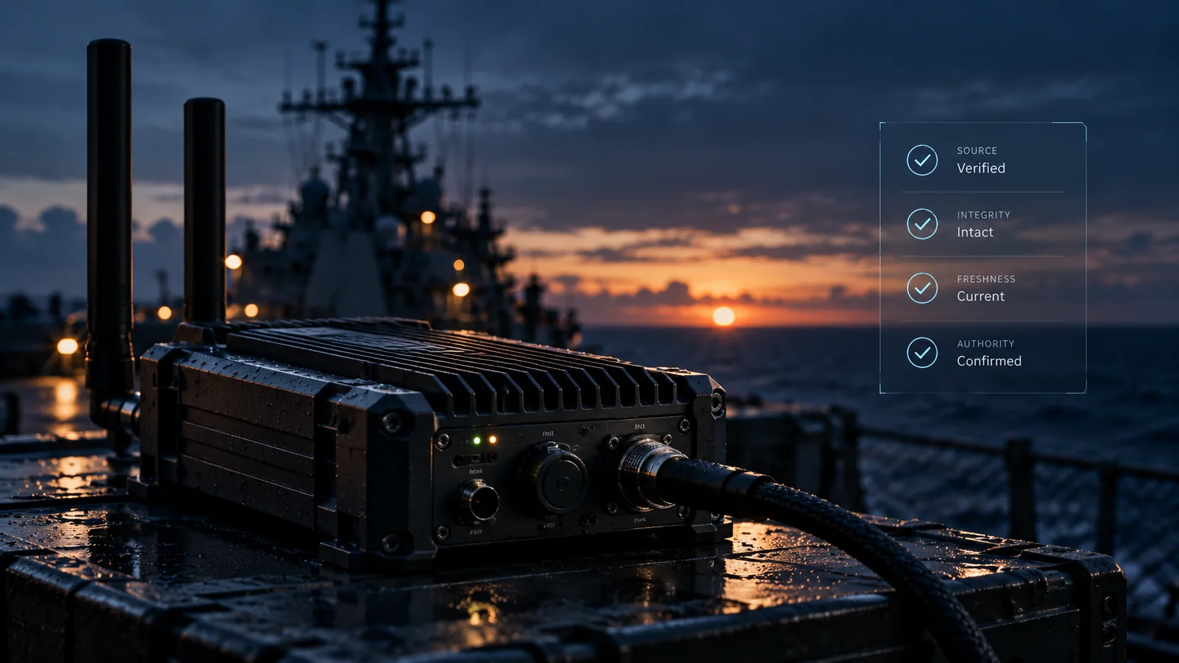 Concept rendering of a ruggedized edge electronics node
